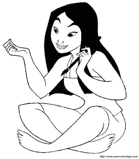 Ausmalbilder Mulan, bild 010