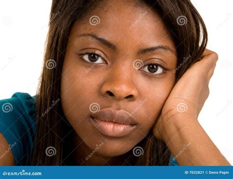 African American Woman Face