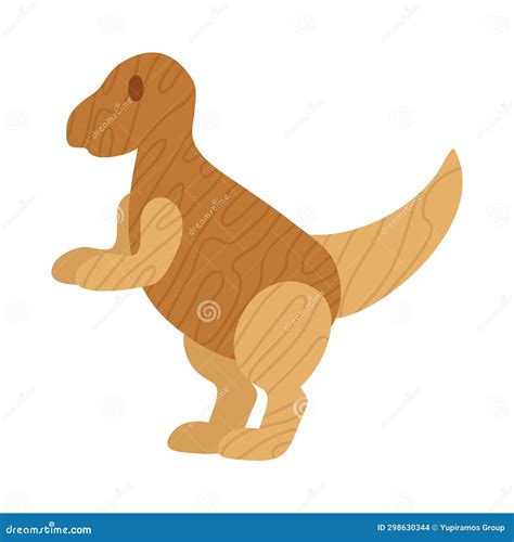 Dinosaur Egg On A Wooden Table Dinosaur Egg Was A Miracle. It Had Been