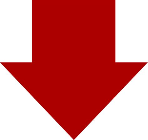 Красная стрелка PNG