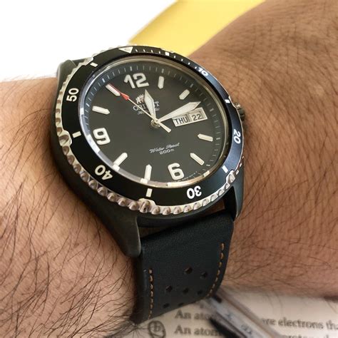 [Orient Mako] My Mako II with black patina via /r/Watches – The WristWatch