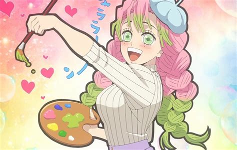 Mitsuri Kanroji The artist 🌺💕🍡 | Dibujos animados bonitos, Dibujos ...