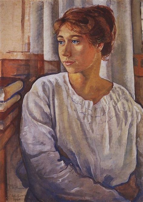 Portrait of E. I. Finogenova — Zinaida Serebryakova