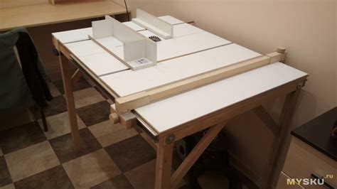 DIY любительский распиловочный стол