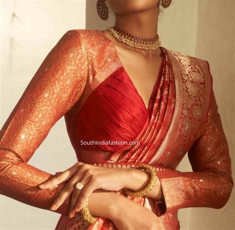 latest plain blouse designs  silk sarees