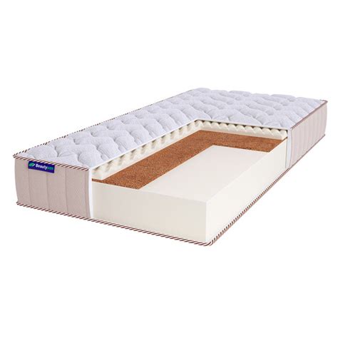 Матрас BeautySon beautyson-foam-hard-14-cocos-sens-lux, Беспружинный ...