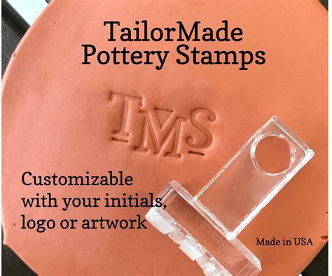 Custom Pottery Stamps Clay Stamp Pottery Stamps for Clay Clay Signature Stamps Clay Stamps for ...