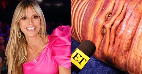 Heidi Klum’s Halloween Costume Was A Gigantic Worm