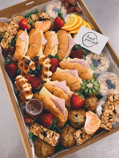 brekky box breakfast platter box breakfast picnic breakfast platter