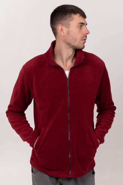 Кофта мужская флисовая TvoePolo XXL Бордовая (7158-13xxl) от продавца ...