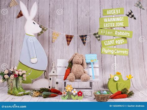Backdrops for Photo Studio with Easter Holiday Theme Stock Image ...