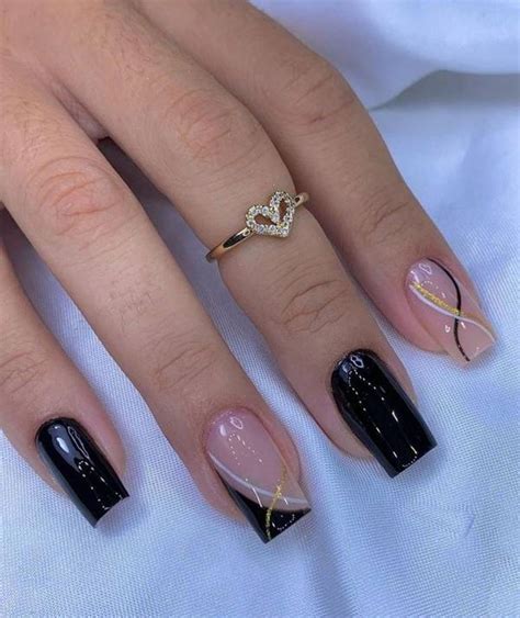 Unhas Em Gel Decoradas Com Preto - 67 Unhas de Gel decoradas – TODA DECORADA