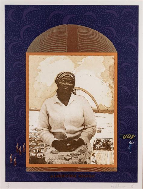 Sue Williamson | ALBERTINA SISULU (1983) | MutualArt
