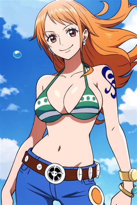 Nami (One Piece) Pre and Post Timeskip LoRA - post timeskip | Stable