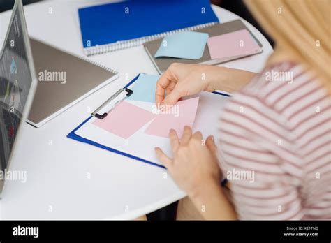 top view picture  working process stock photo alamy