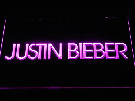 Justin Bieber LED Neon Sign | SafeSpecial