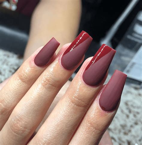 25 Maroon Nail Designs for a Fall manicure idea - The Beauty Pursuit