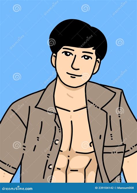 Desenho De Homem Bonito - 9