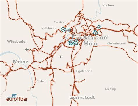 metro region frankfurt fiber optic network map eurofiber