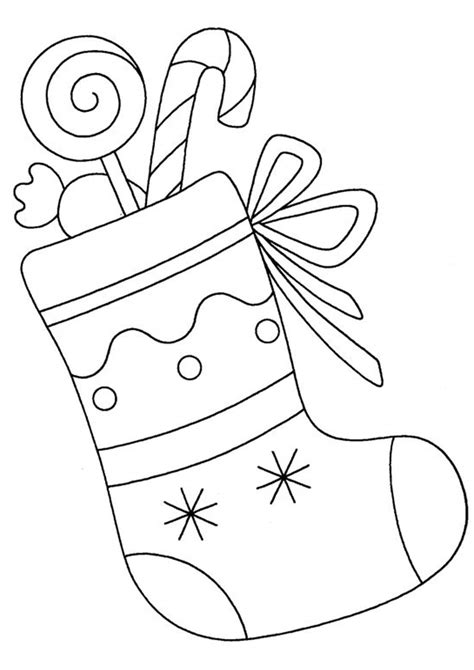 Christmas Coloring Pages With Stockings Coloring Pages