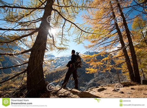 Autumn Hiking in Switzerland Stock Image - Image of outdoor, hike: 22942549