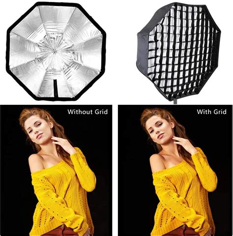 GODOX Octagon 120cm / 47" Umbrella Softbox Honeycomb Grid for Studio ...