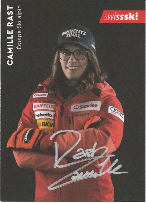 Camille Rast / Originalautogramm | Kaufen auf Ricardo