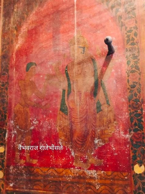 Maratha Wall Painting of Karveer Chattrapati | Mysore painting, Indian ...