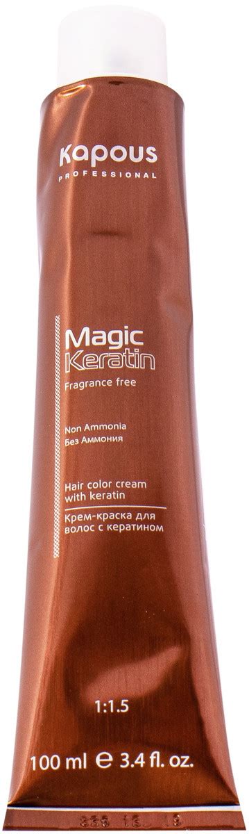 ᐈ Kapous Professional Fragrance Free"Non Ammonia". Magic Keratin - Крем ...