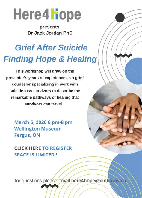 Grief After Suicide: Finding Hope and Healing - Here 4 Hope