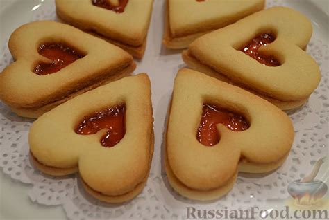 Рецепт: Печенье "Сердечки" на RussianFood.com