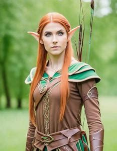 Female Elf Archer Cosplay Face Swap ID:977618