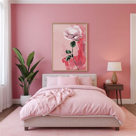 pink wall art displays interior designers feminine decor guide