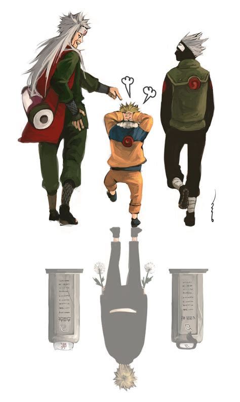 NARUTO - Jiraiya, Kakashi by smallshouts on DeviantArt