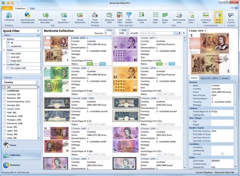 New banknote collecting software downloads