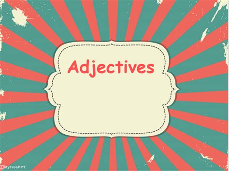 adjectives - Made By Teachers