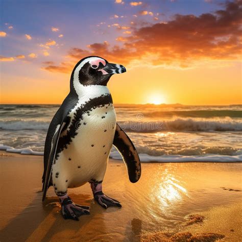 African penguin stock illustration. Illustration of walking - 293684671