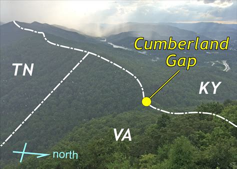 map of the cumberland gap 1