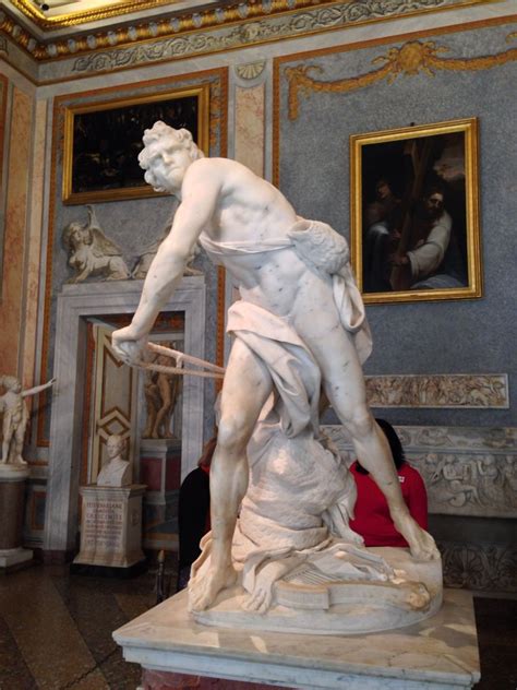 David by Bernini at the Galleria Borghese