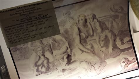 Reginald Marsh - Water Sports - Nude Swimmers and Bathers at Coney