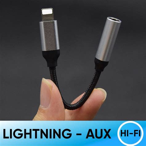 Переходник для айфона Lightning AUX Переходник для наушников айфон ...