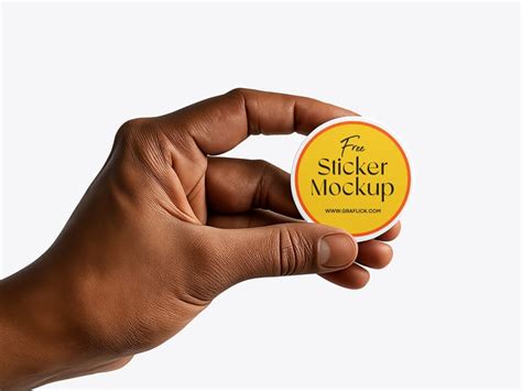 sticker mockup graflick