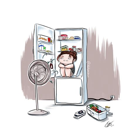 ArtStation - It's way too hot outside