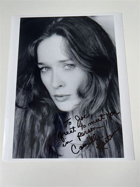 Camille Keaton Signed Autograph Photo (8x10, In Person) I Spit On Your