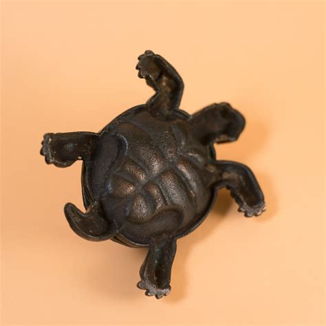 vintage brass turtle ashtray luis viajante
