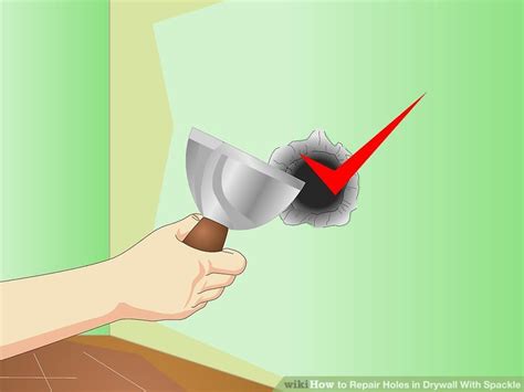 How to Repair Holes in Drywall With Spackle: 12 Steps