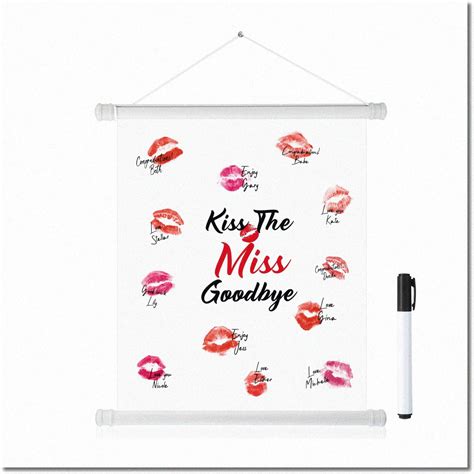 Bachelorette Bliss: Signature Hanging Poster - A Fun Bride Shower Game