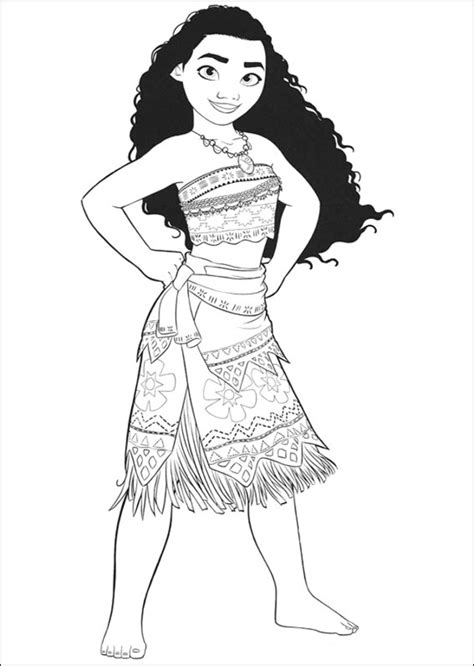 Desenho Da Moana Para Imprimir - 8