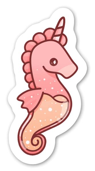 Buy Seahorse - Die cut stickers - StickerApp