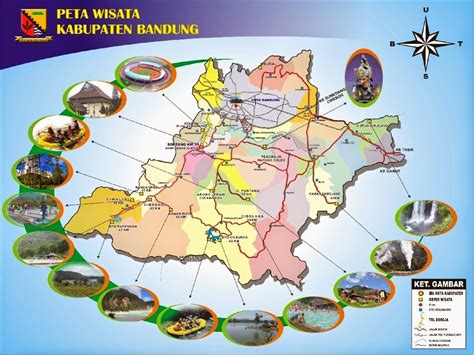 Peta Wisata Kabupaten Bandung